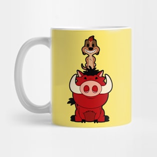 timon and pumba chibi Mug